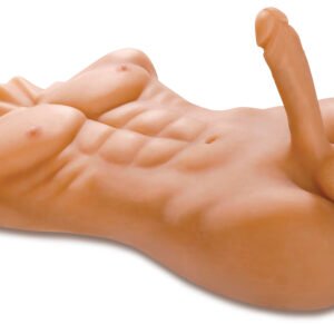 Fuck Me Silly Dude Man Mega Masturbator Light Skin Tone Beige from Pipedream Products. 25 pounds of torso and cock. You have always dreamed of riding a big hard cock