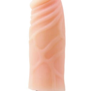 (WD)New and improved! Real Feel Lifelike Toyz #4 Vibrator Light Skin Tone Flesh Beige from Pipedream Products. Enjoy the Real Feel of super soft