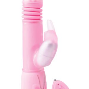 Remote Control Thrusting Rabbit Pearl Vibrator from Pipedream Products. Get pleasure hopping with the  Thrusting Rabbit Pearl! This is the deluxe version of our original