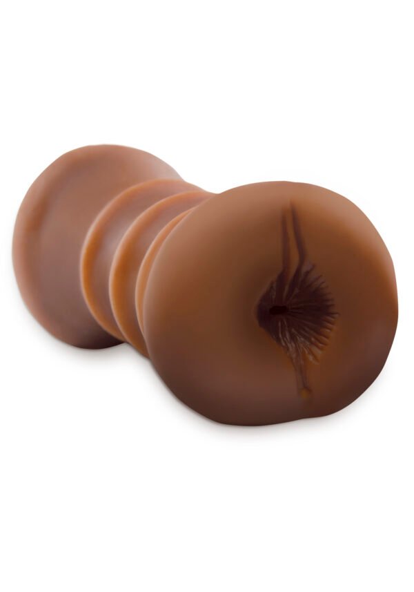 then Flip Me Over and fuck my pussy! You get the best of both my holes with this awesome hand sized super stroker! Slide your big hard cock inside me and the