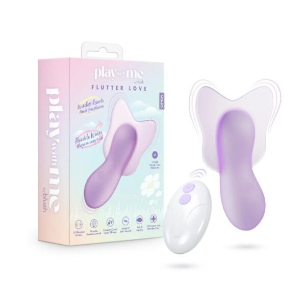 PLAY WITH ME FLUTTER LOVE LOVE SILICONE VIBRATOR