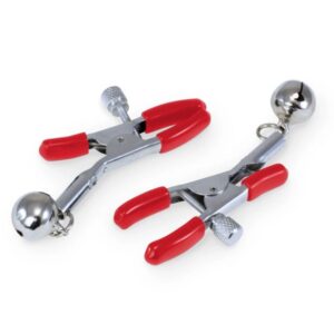 KINK CURIOUS BALL GAG & NIPPLE CLAMPS SET RED
