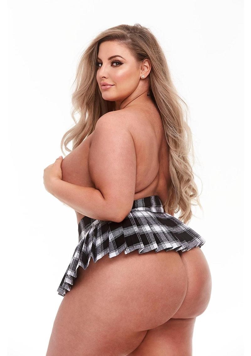 TEACHER'S PET SCHOOLGIRL SKIRT BLACK Q/S