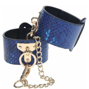 OUCH! FLORENCE COLLECTION HANDCUFFS - BLUE