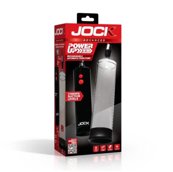 JOCK ADVANCED POWER UP RECHARG AUTOMATIC PENIS PUMP