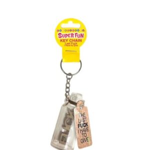 SUPER FUN KEY CHAIN LAST FUCK I HAVE TO GIVE JAR