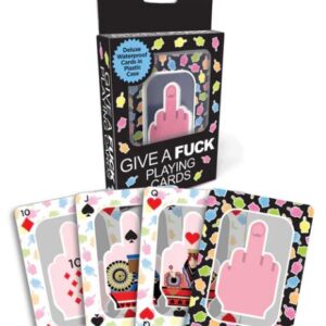 GIVE A FUCK WATERPROOF PLAYING CARDS