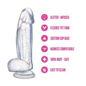 NATURALLY YOURS BLING 7.5IN' SPARKLING CLEAR