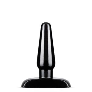 ANAL ADVENTURES BASIC ANAL PLUG - SMALL - BLACK
