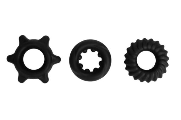 LIQUID SILICONE COCK RING SET OF3