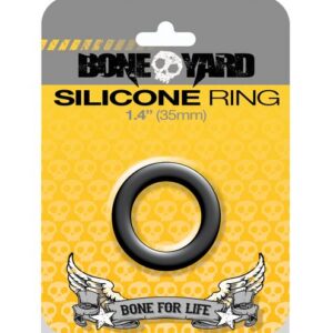BONEYARD SILICONE RING 35MM BLACK