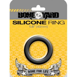 BONEYARD SILICONE RING 40MM BLACK