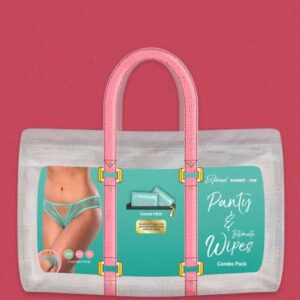 SWEETUMS CROTCHLESS PANTY W/ WIPES MINT 2XL
