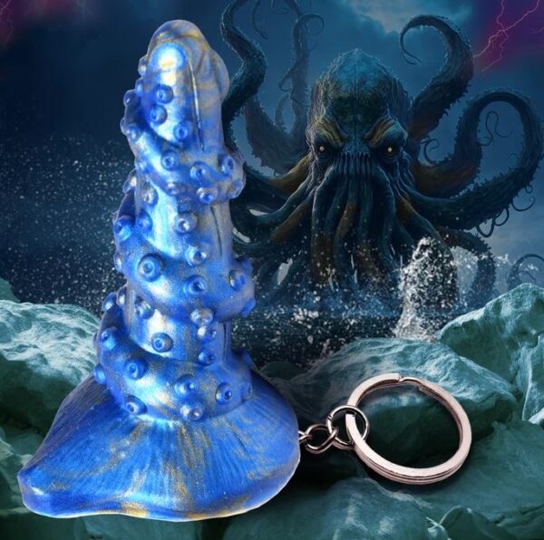 CREATURE COCKS LORD KRAKEN SILICONE KEYCHAIN