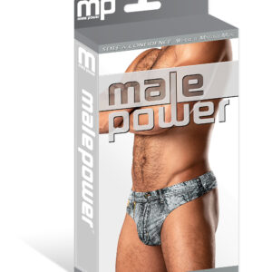 DIRTY DENIM THONG BLUE S/M