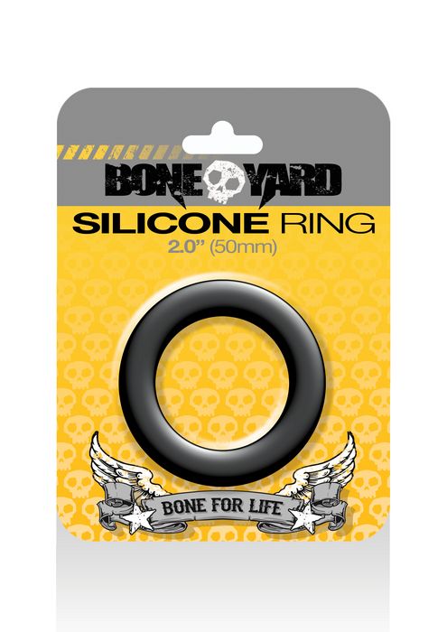 BONEYARD SILICONE RING 50MM BLACK