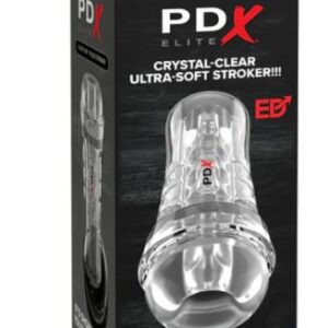 PDX ELITE VIEWTUBE SEE-THRU EZ/GRIP STROKER CLEAR