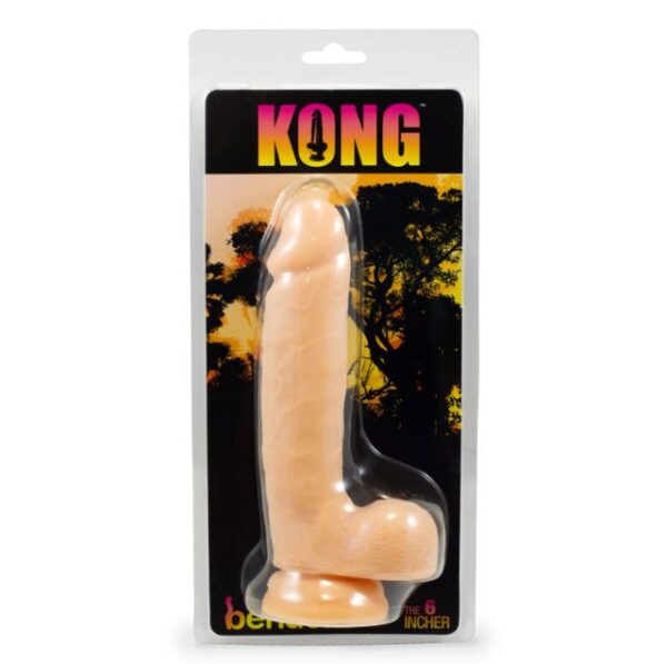 KONG BENDERZ DUAL DENSITY DONG 6IN FLESH