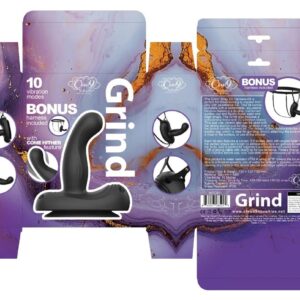 CLOUD 9 GRIND INSERTABLE VIBE SUCTION CUP & HARNESS
