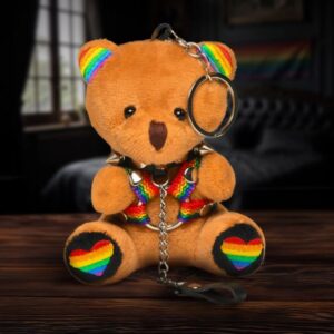 MASTER SERIES PRIDE BEAR KEYCHAIN