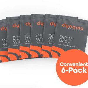 SCREAMING O DYNAMO WELLNESS DELAY WIPE 6 PACK