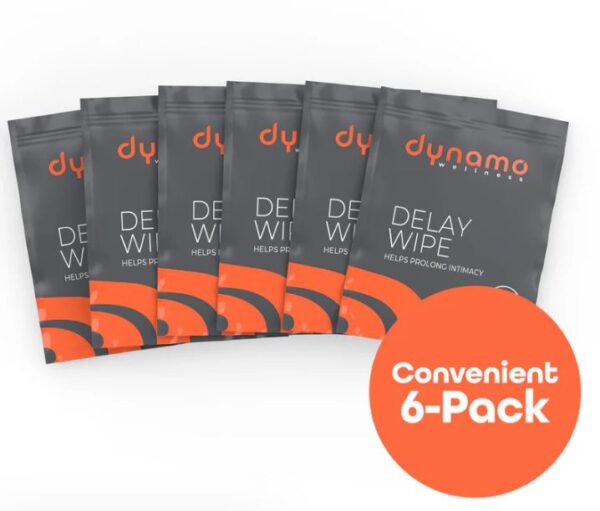SCREAMING O DYNAMO WELLNESS DELAY WIPE 6 PACK