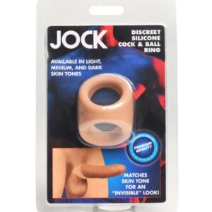JOCK SILICONE COCK & BLL RING MEDIUM