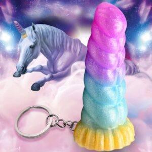 CREATURE COCKS MYSTIQUE UNICORN SILICONE KEYCHAIN