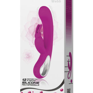 PRETTY LOVE WEBB RABBIT VIBRATOR FUSCHIA