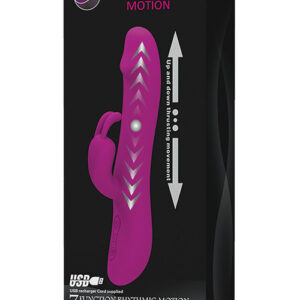PRETTY LOVE NATURAL MOTION 7 FUNCTION RABBIT SILICONE PURPLE