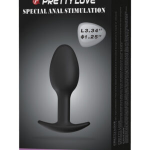 PRETTY LOVE 3.34 SILICONE ANAL PLUG "