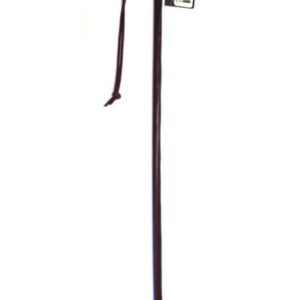 24IN LEATHER WRAPPED CANE BURGUNDY