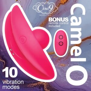 CLOUD 9 CAMEL TOE SHAPED VIBRATOR WITH REMOTE