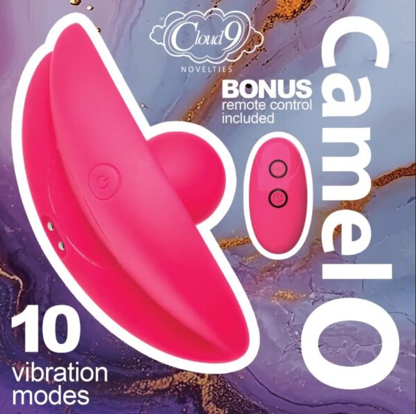 CLOUD 9 CAMEL TOE SHAPED VIBRATOR WITH REMOTE