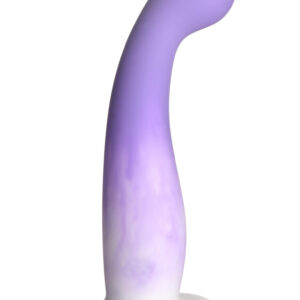 SIMPLY SWEET SLIM G-SPOT SILICONE DILDO PURPLE/WHITE