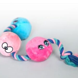 SCRUFFY TUG BUTTONS DOG TOY