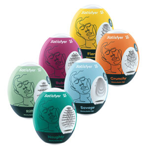 SATISFYER MASTURBATOR EGG 6PC SET (NET)