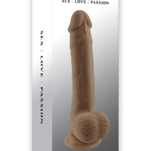 SELOPA 7 IN NATURAL FEEL FLEXSKIN DILDO DARK
