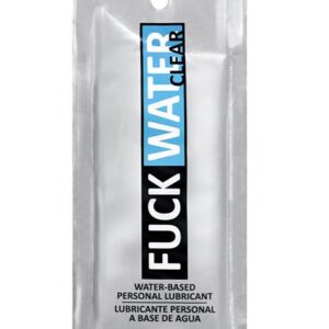 FUCK WATER .3 OZ CLEAR WATER BASED LUBRICANT PILLOW PACKS