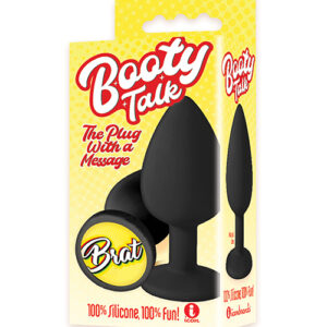 THE 9'S BOOTY TALK BRAT SILICONE BUTT PLUG