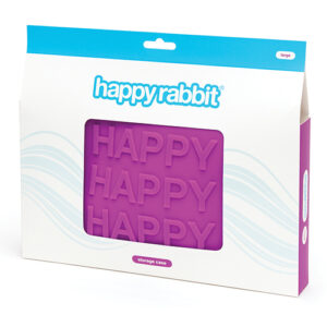 HAPPY RABBIT HAPPY LARGE PURPLE SILICONE ZIP STORAGE BAG
