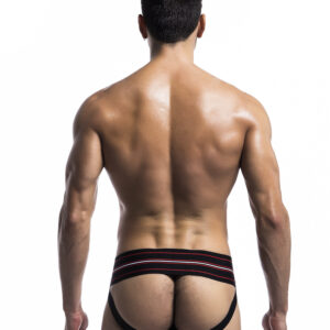 MOB FETISH JOCKSTRAP BLACK LARGE 3IN WAISTBAND (BULK)