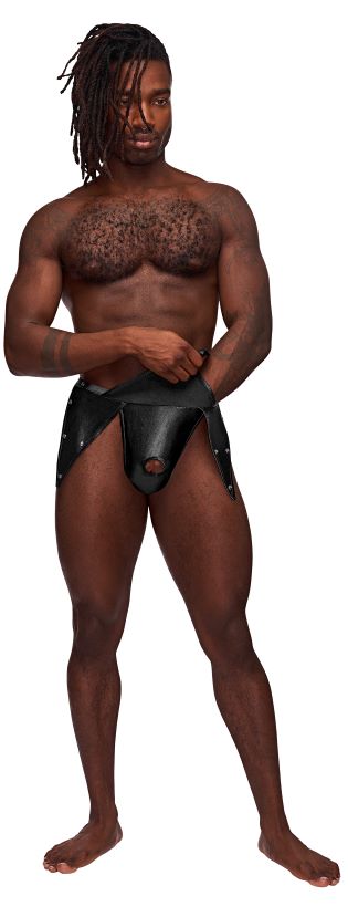 FETISH EROS BLACK STUDDED L/XL