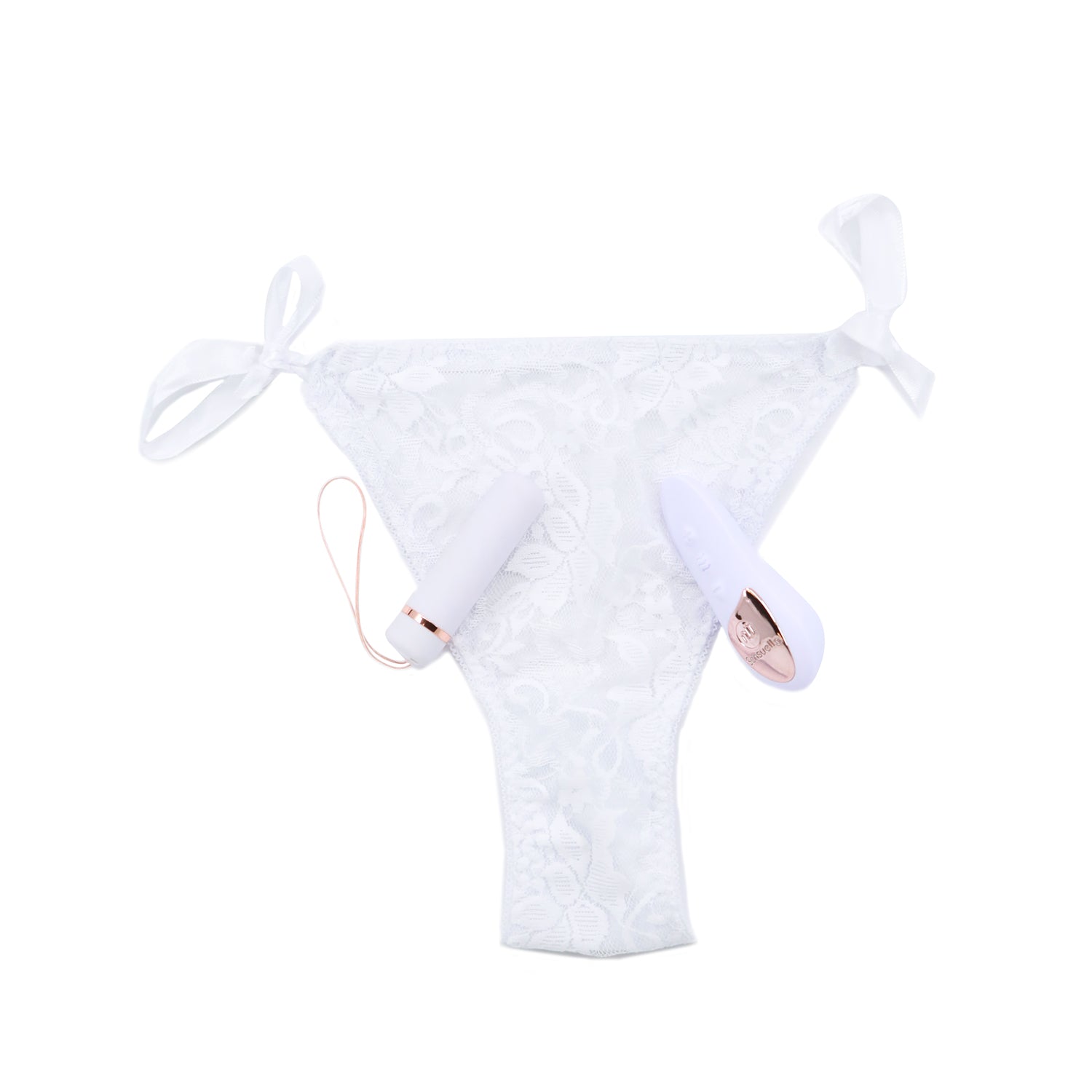 SENSUELLE PLEASURE PANTY WHITE REMOTE CONTROL