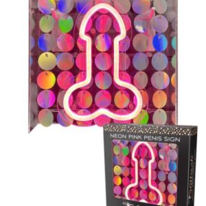 NEON PENIS LIGHT UP SIGN
