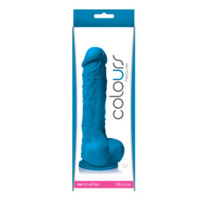 COLOURS PLEASURES 5IN DILDO BLUE