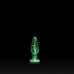 FIREFLY GLASS TAPERED PLUG SMALL CLEAR