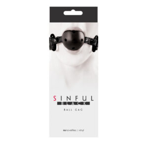 SINFUL BALL GAG BLACK