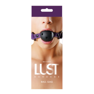 LUST BONDAGE BALL GAG PURPLE