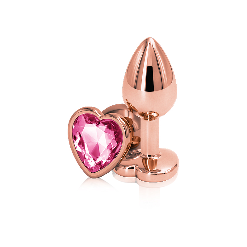 REAR ASSETS ROSE GOLD HEART SMALL PINK